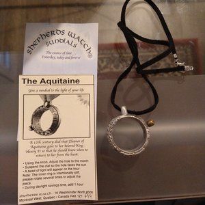 Aquitaine Sundial Necklace